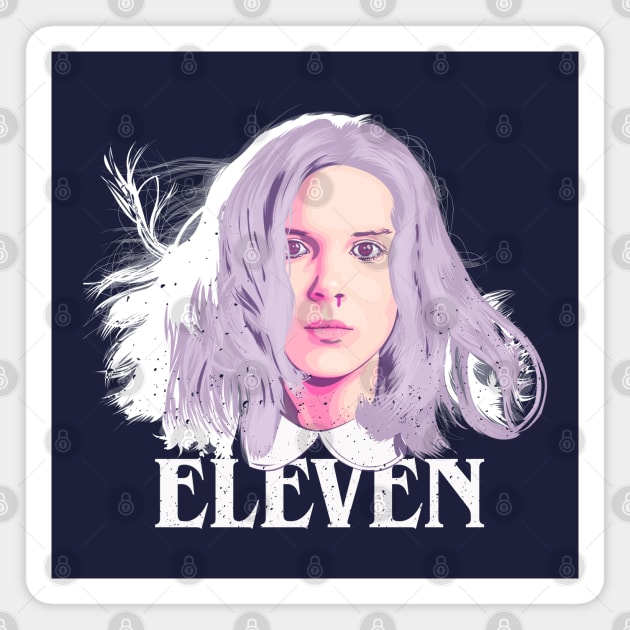 Eleven Stranger Things 011 Magnet by ArtMoore98